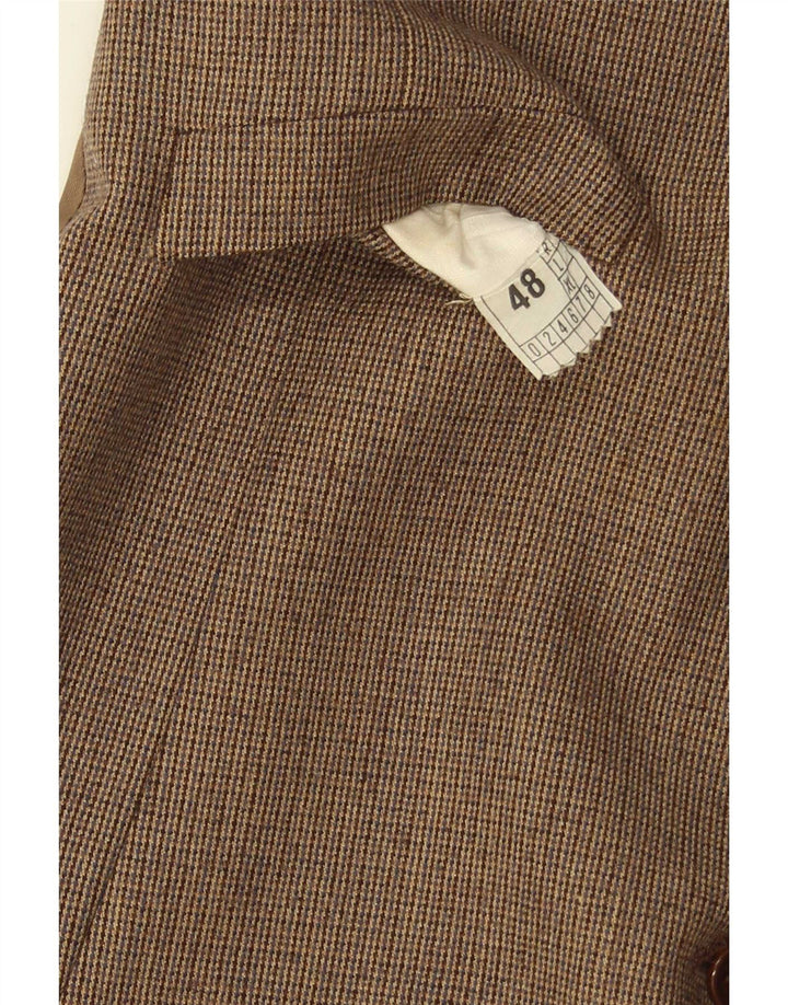 gilet homme vintage IT 48 Petit Marron