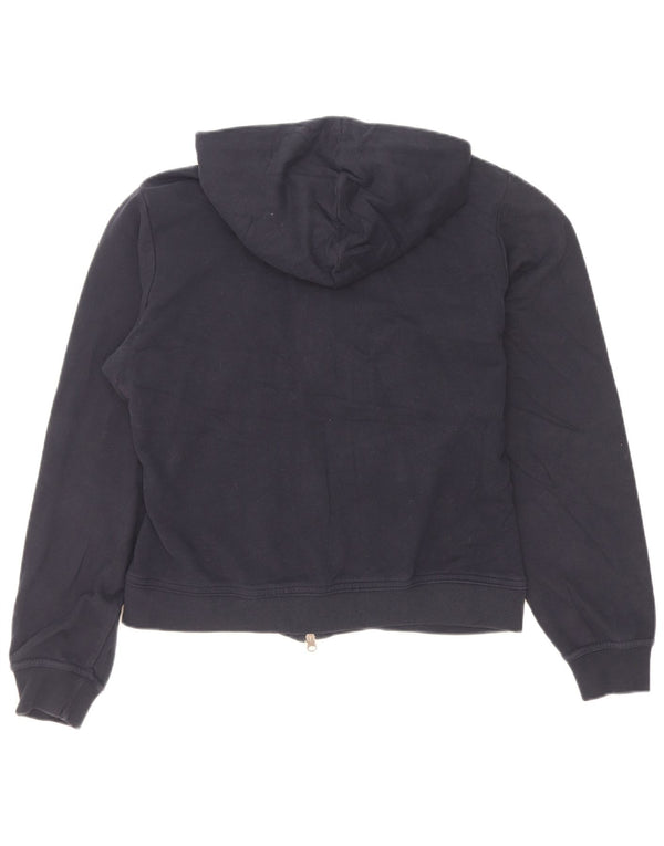 Nike Pull à capuche zippé graphique pour femme UK 16/18 XL Bleu marine