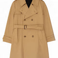 Trench-Coat Vintage Homme IT 50 Grande Viscose Beige
