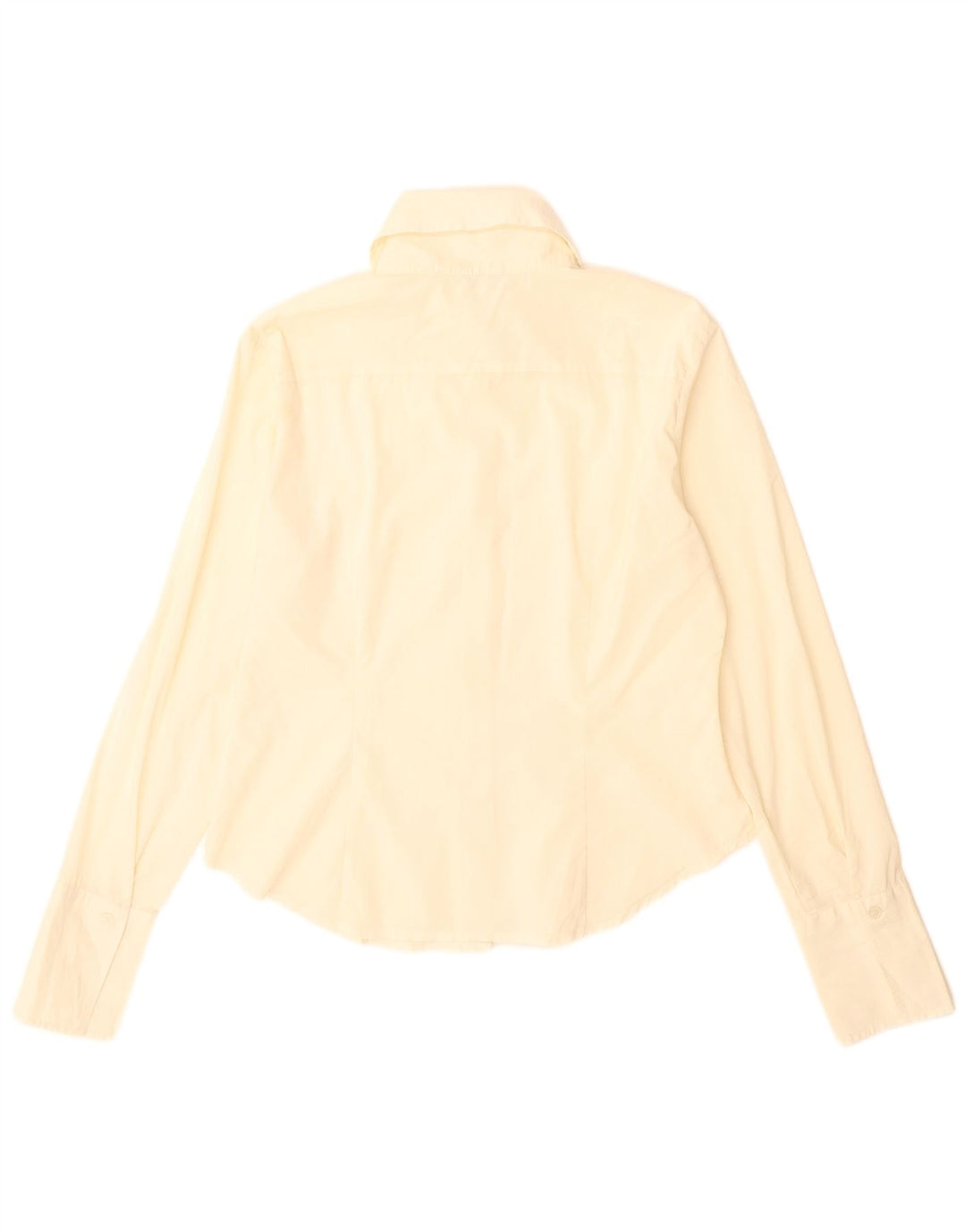 Benetton Chemise Femme UK 16 Large Blanc Cassé
