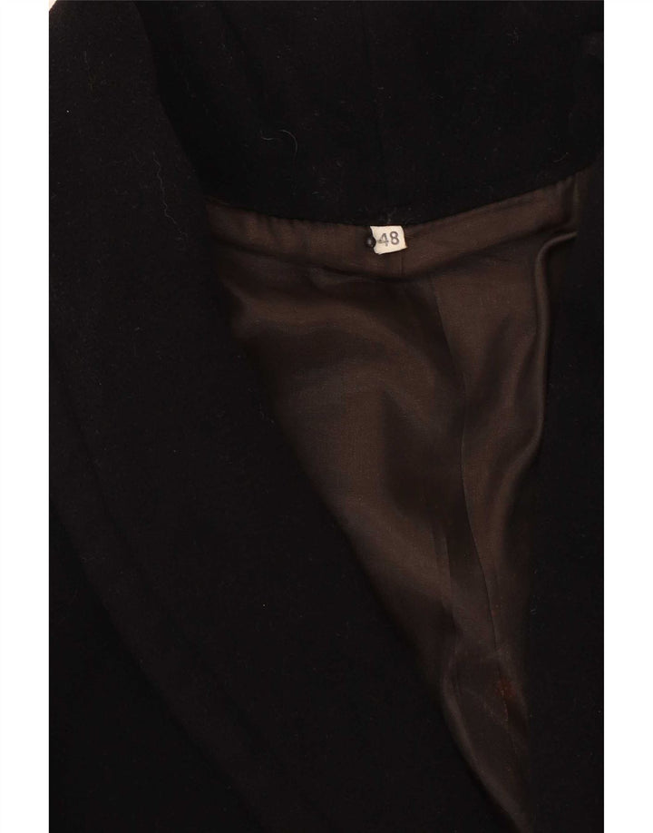 manteau double boutonnage femme vintage IT 48 XL Noir