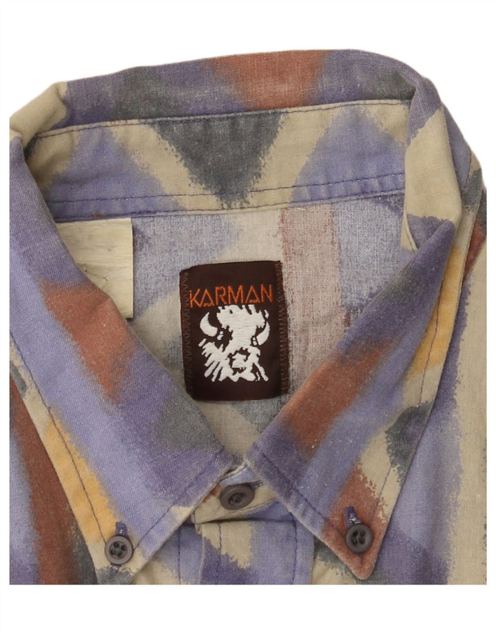 Chemise Homme Vintage Grand Chevron Multicolore