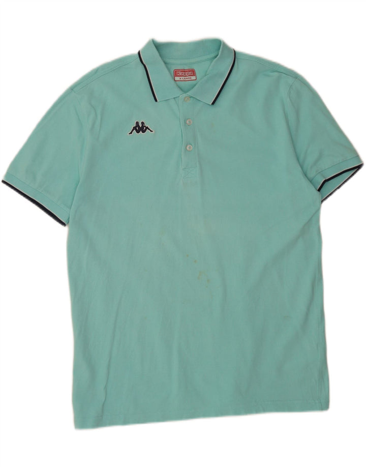 Kappa Polo Homme XL Turquoise Coton