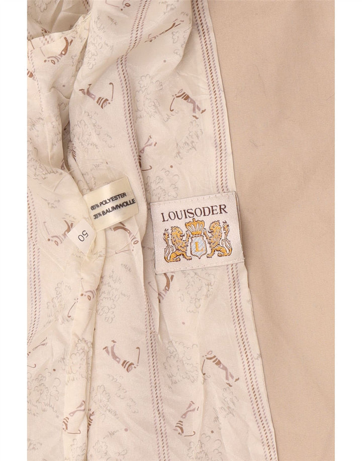 Louisoder Manteau court pour femme EU 50 3XL Beige Polyester