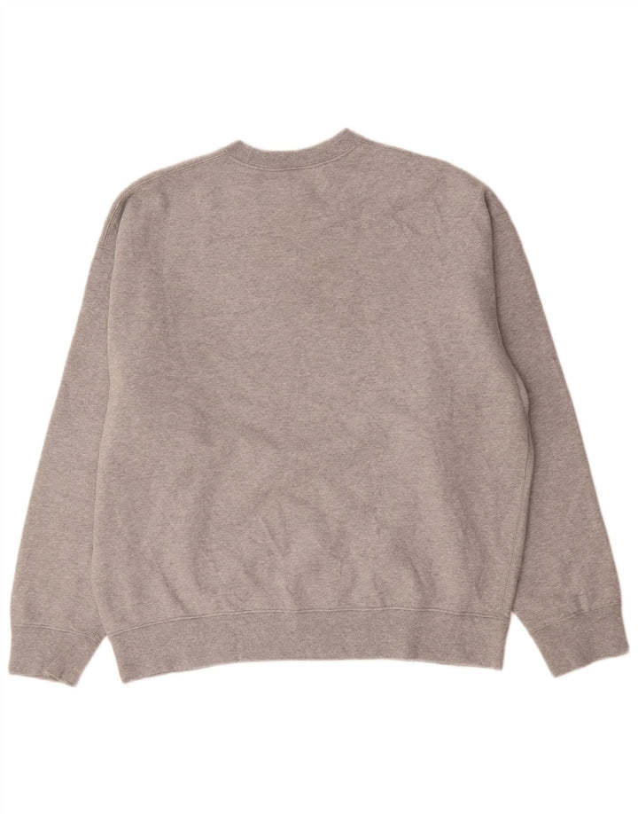 Nike Sweat-shirt pour homme en coton gris Taille L