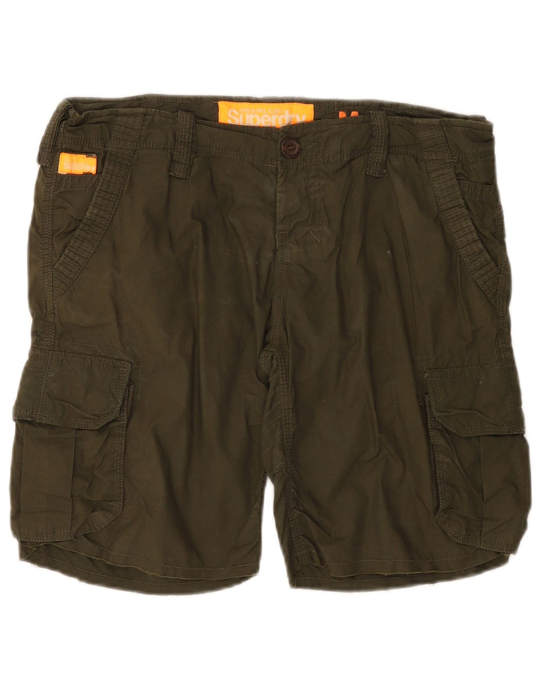 Superdry Short Cargo Moyen W30 Kaki Coton Homme