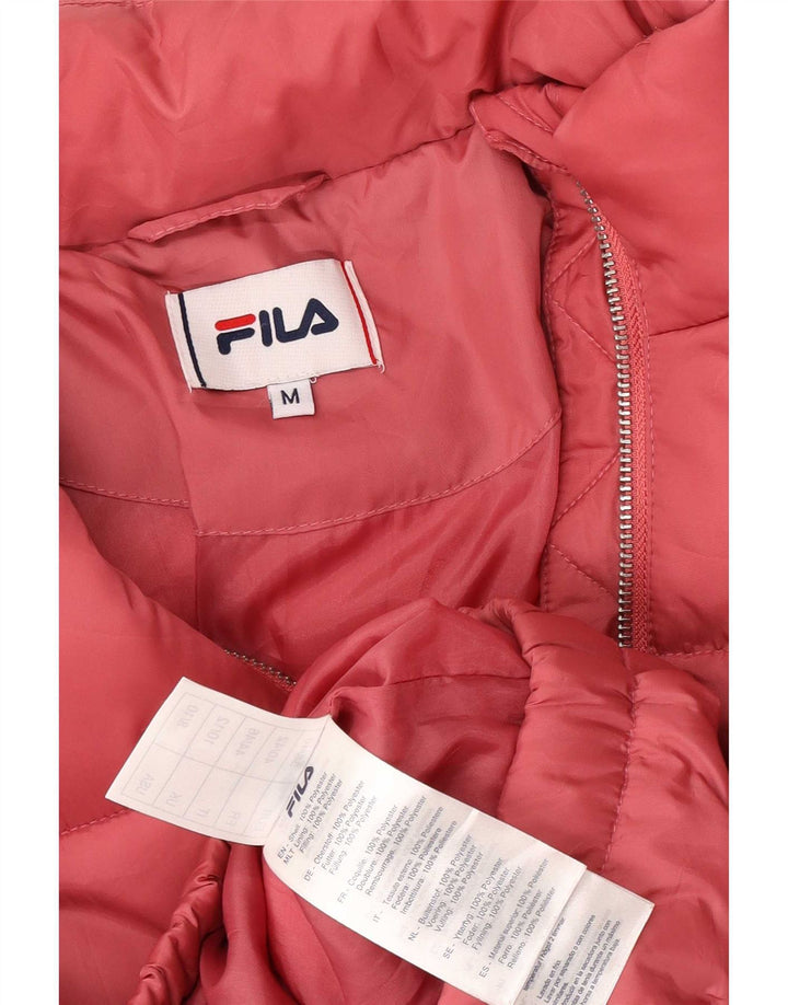 Fila Veste matelassée coupe ample pour femme UK 14 Polyester rose moyen