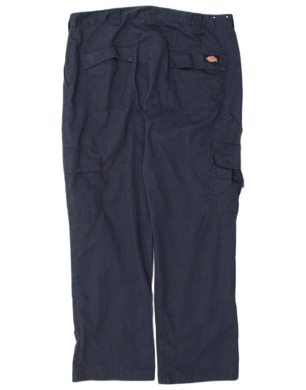 Dickies Pantalon cargo droit pour homme UK 14 Medium W32 L26 Bleu marine