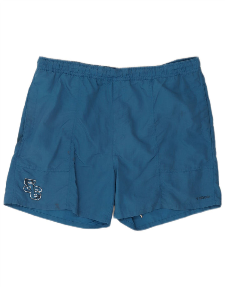Brugi Short de Bain Graphique 2XL Homme Bleu Polyamide