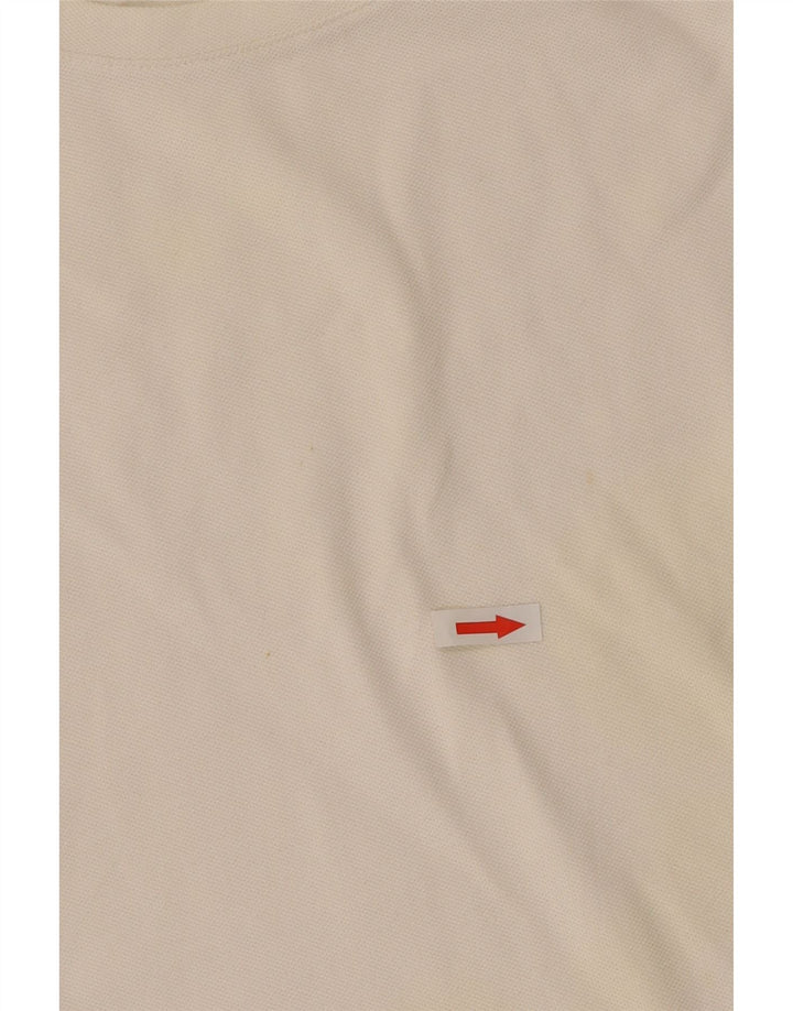 Lacoste T-Shirt Femme Top Taille 42 Grand Coton Blanc