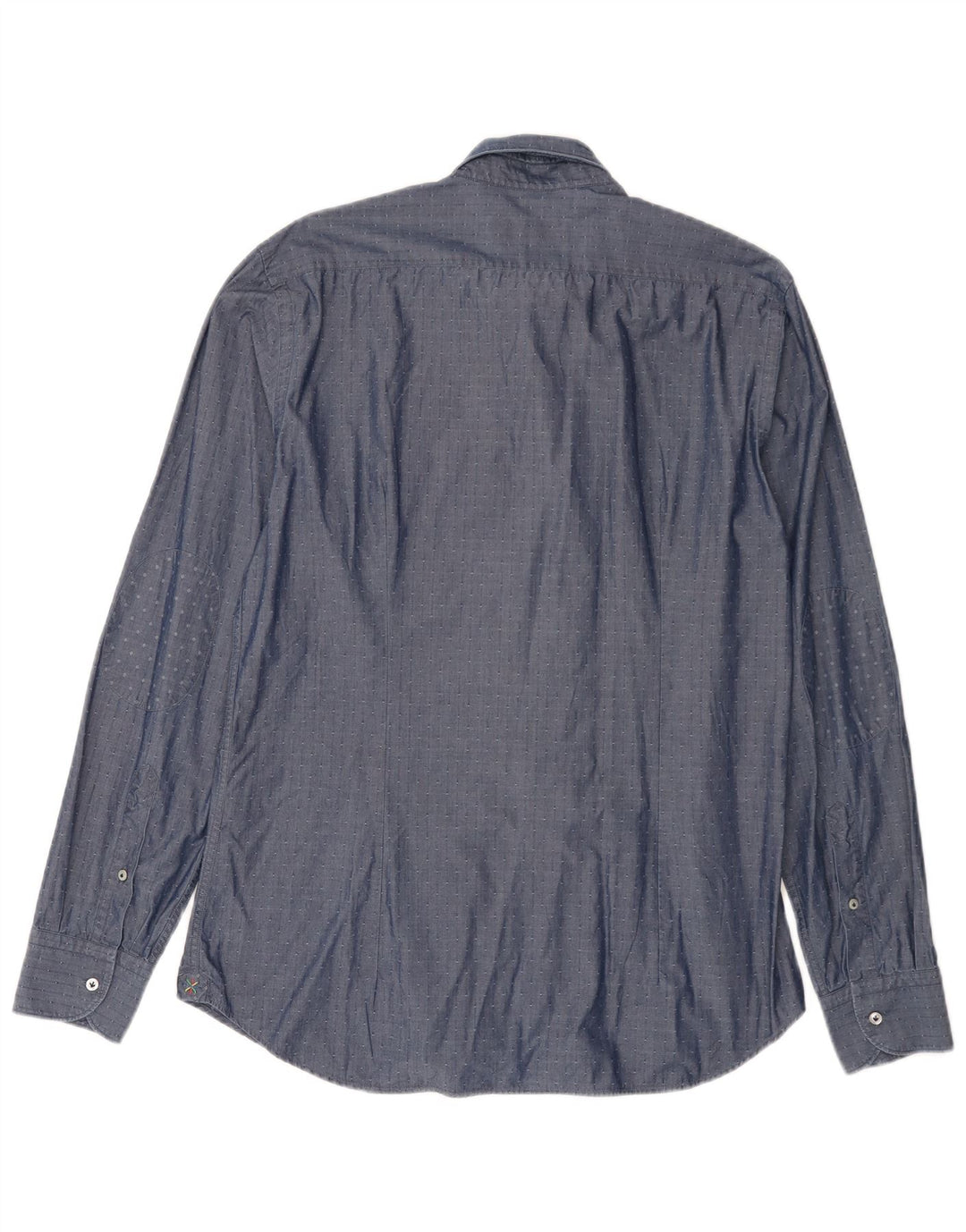 Manuel Ritz Chemise Homme Taille 42 16 1/2 Grand Coton Bleu