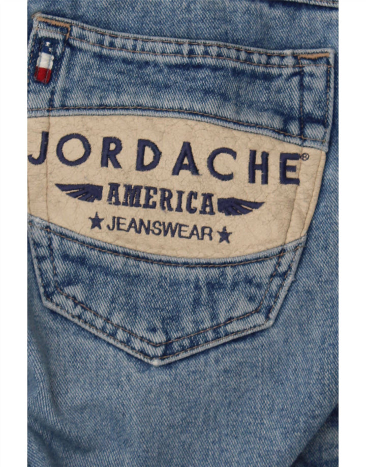 JORDACHE Mens Cropped Jeans W29 L24 Blue Cotton Vintage Jordache and Second-Hand Jordache from Messina Hembry 