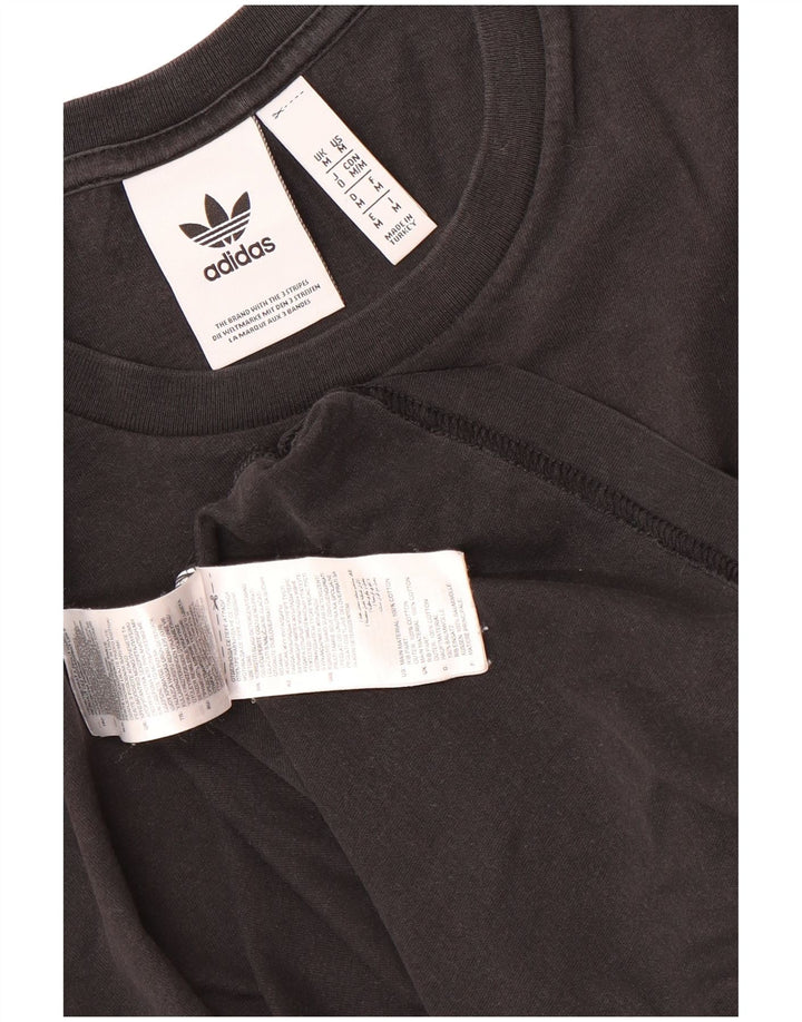 ADIDAS T-Shirt Homme Haut Noir Moyen Coton