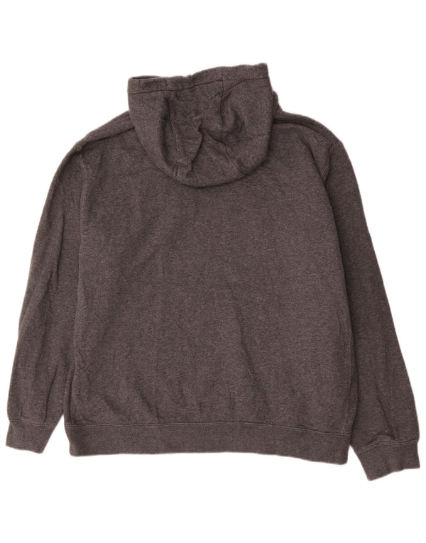 Nike Pull à capuche pour homme en coton gris Taille L