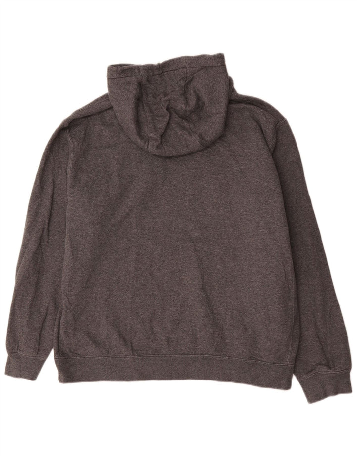 Nike Pull à capuche pour homme en coton gris Taille L