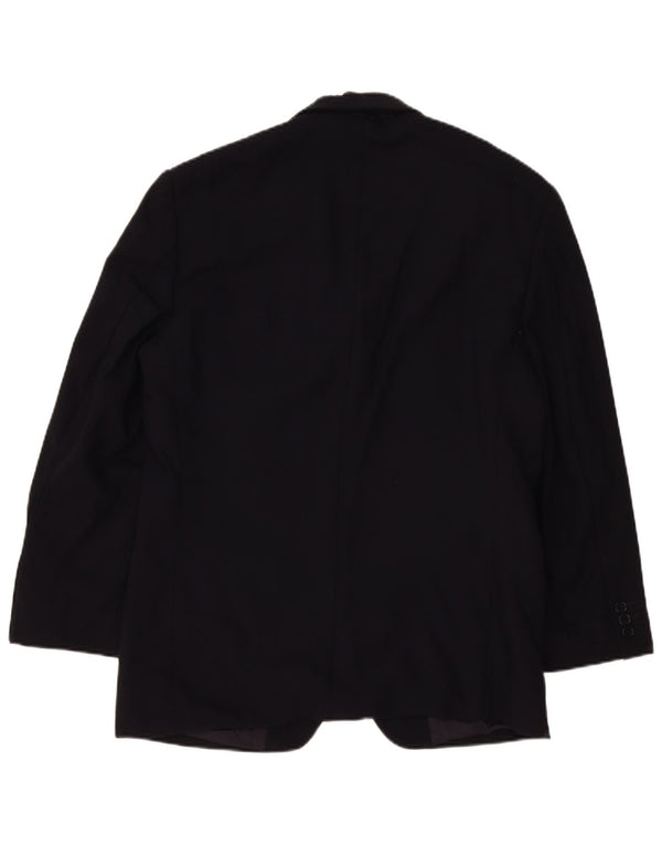 Marks & Spencer Veste blazer à 3 boutons pour homme UK 38 Bleu marine moyen Laine vierge