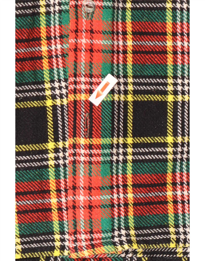 Gorena Chemise en flanelle pour homme Petit carreaux verts