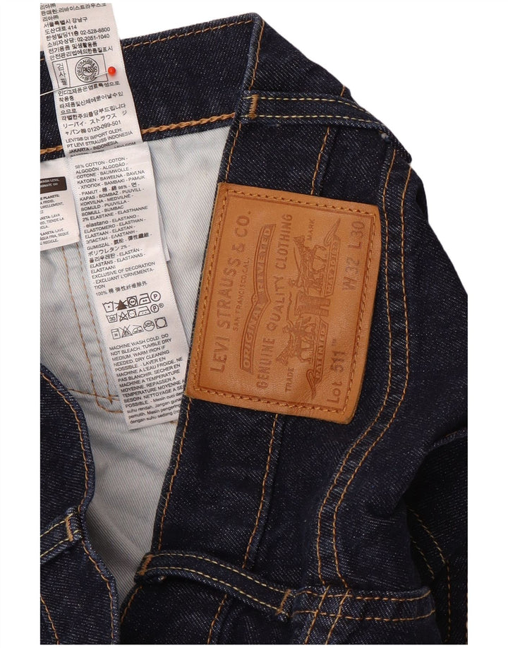 Levi's Jean Slim 511 Homme W32 L30 Bleu Marine Coton