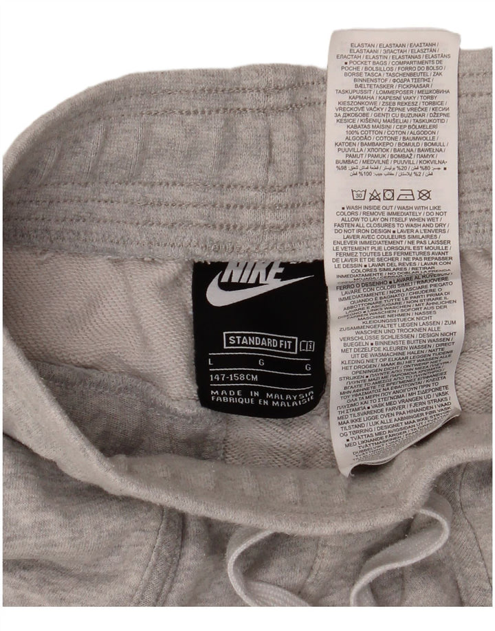 NIKE Short de sport Air pour garçon, coupe standard, 12-13 ans, grand gris, coton