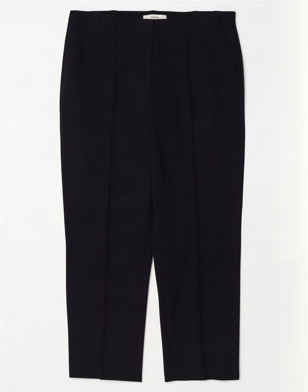 Marks & Spencer Pantalon chino court pour femme UK 14 Large W32 L26 Bleu marine