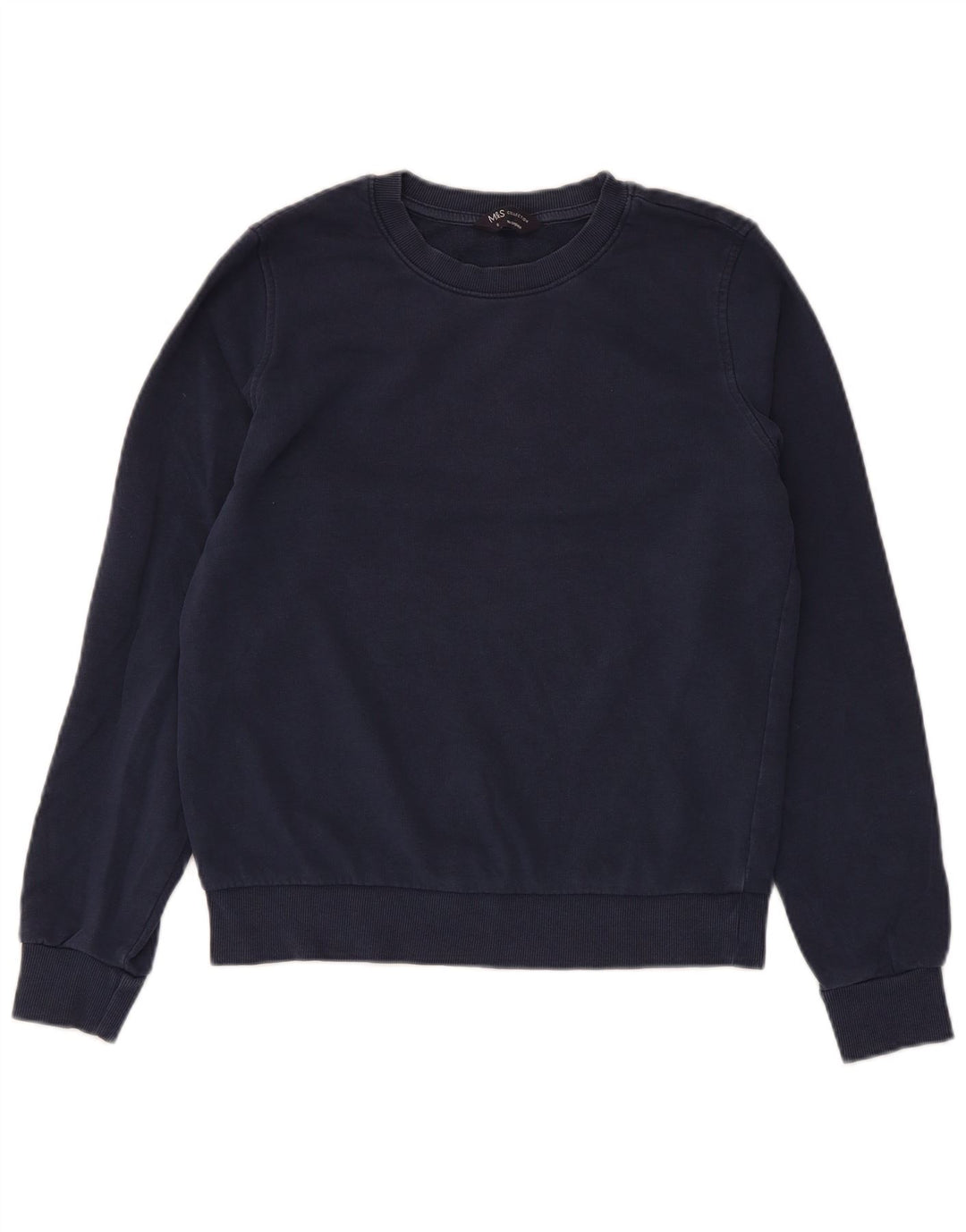 Marks & Spencer Sweat-shirt pour femme UK 8 Small Bleu marine Coton