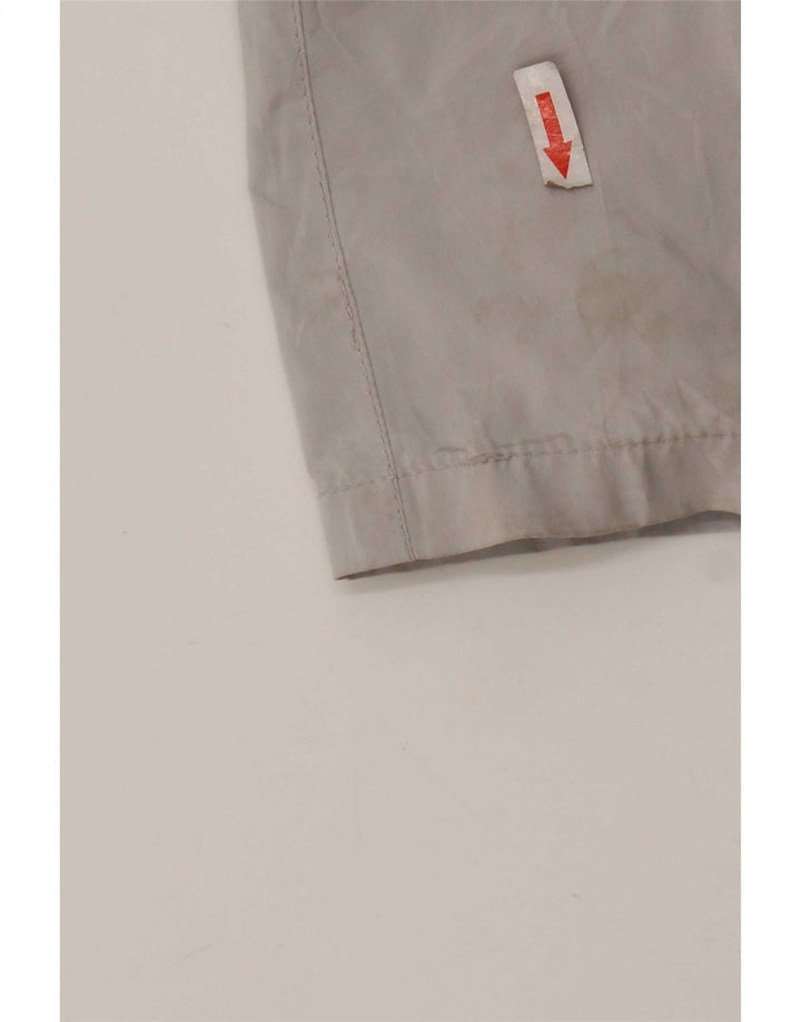 Geox Veste de pluie pour femme UK 8 Small Gris Polyester