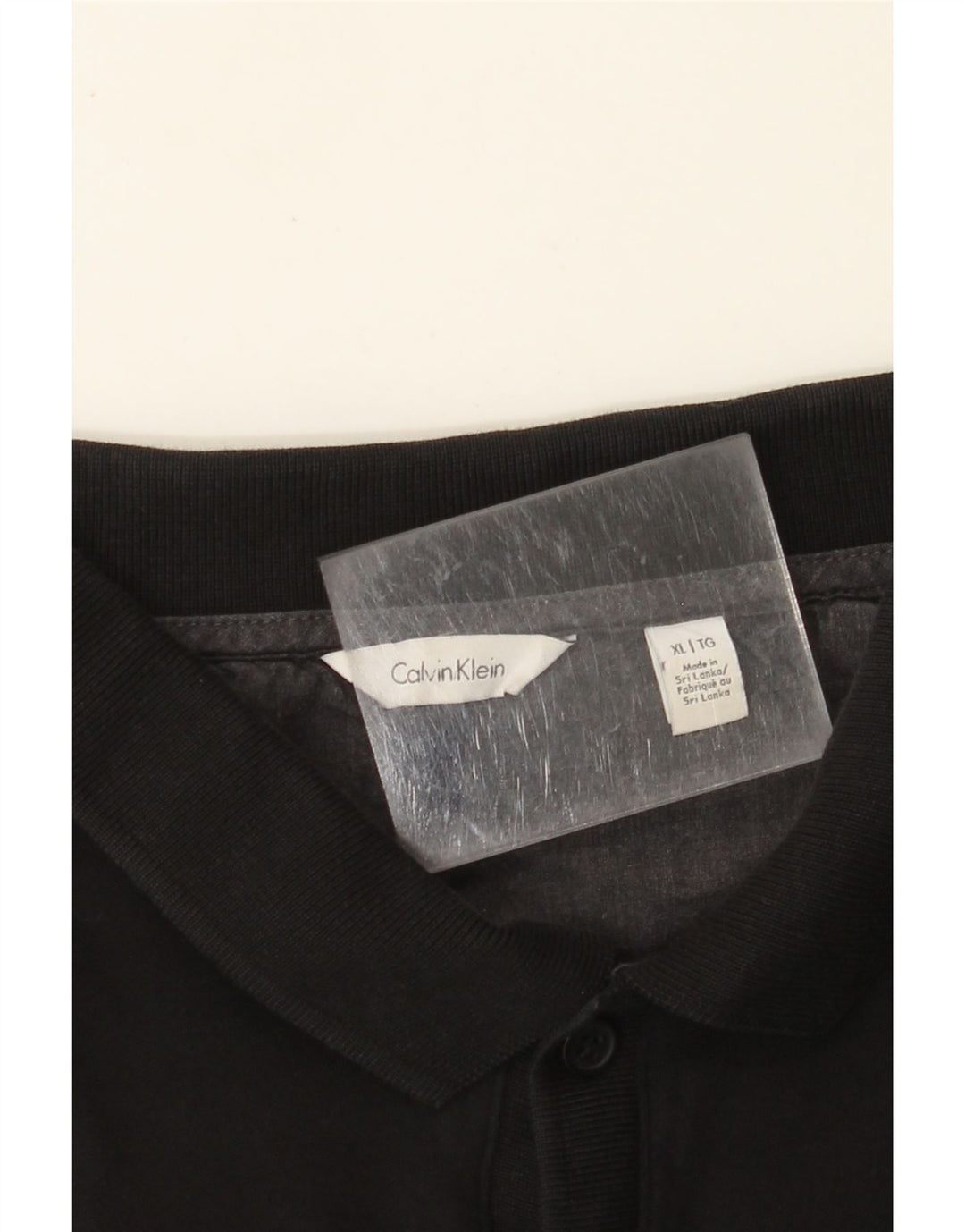 CALVIN KLEIN Polo Homme XL Noir
