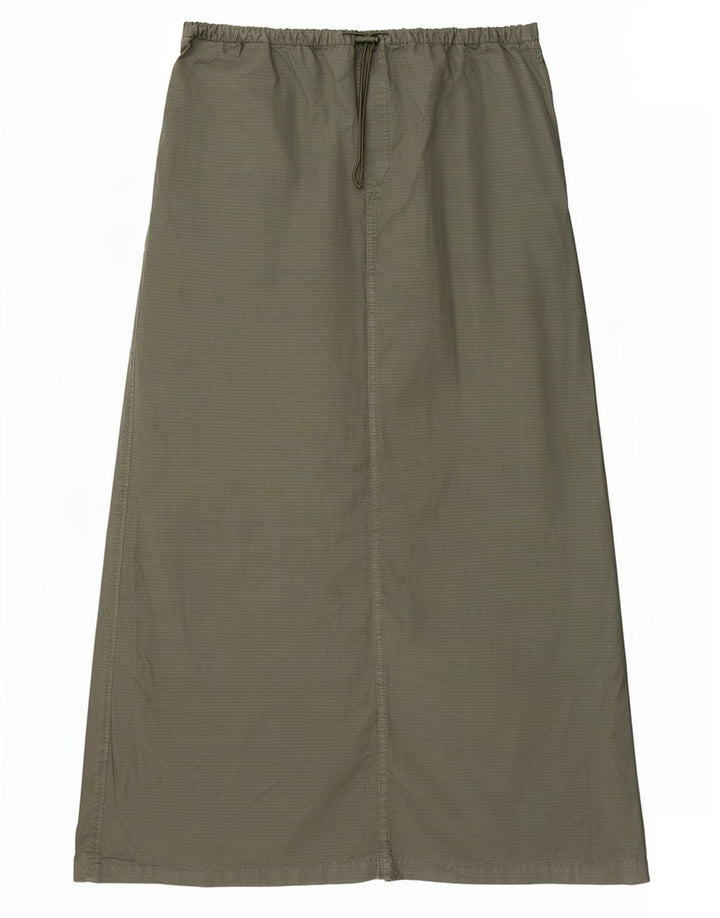 Jupe Longue Zara Femme Moyen W28 Kaki