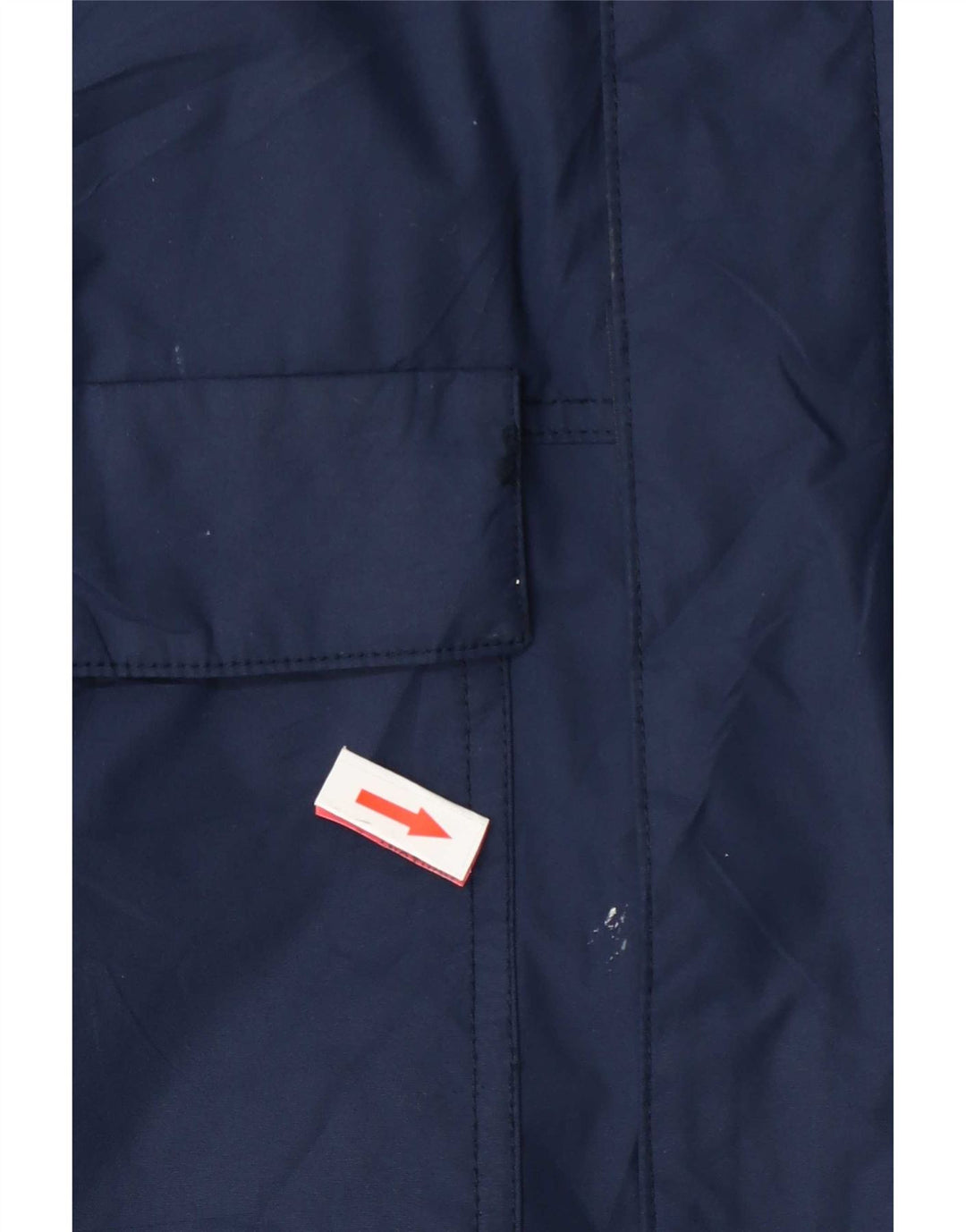 Columbia Veste de pluie à capuche pour homme UK 38 Medium Bleu Marine Nylon