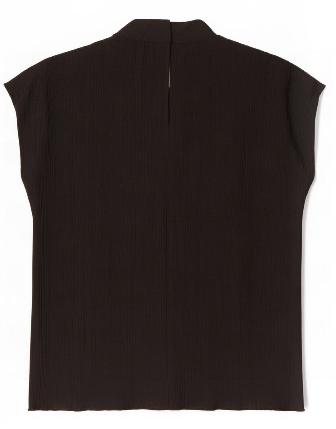 Zara Womens Sleeveless Oversized Blouse Top UK 10 Small Black Polyester