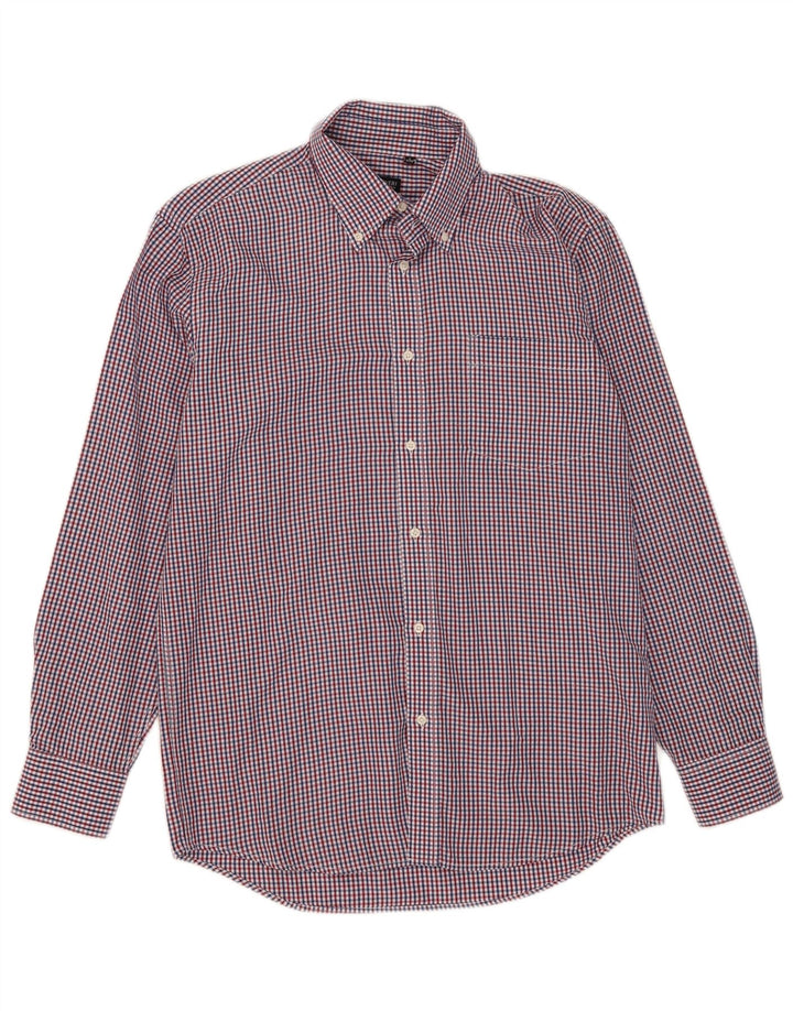 Coveri Chemise Homme Taille 41/42 Grand Vichy Multicolore Polyester