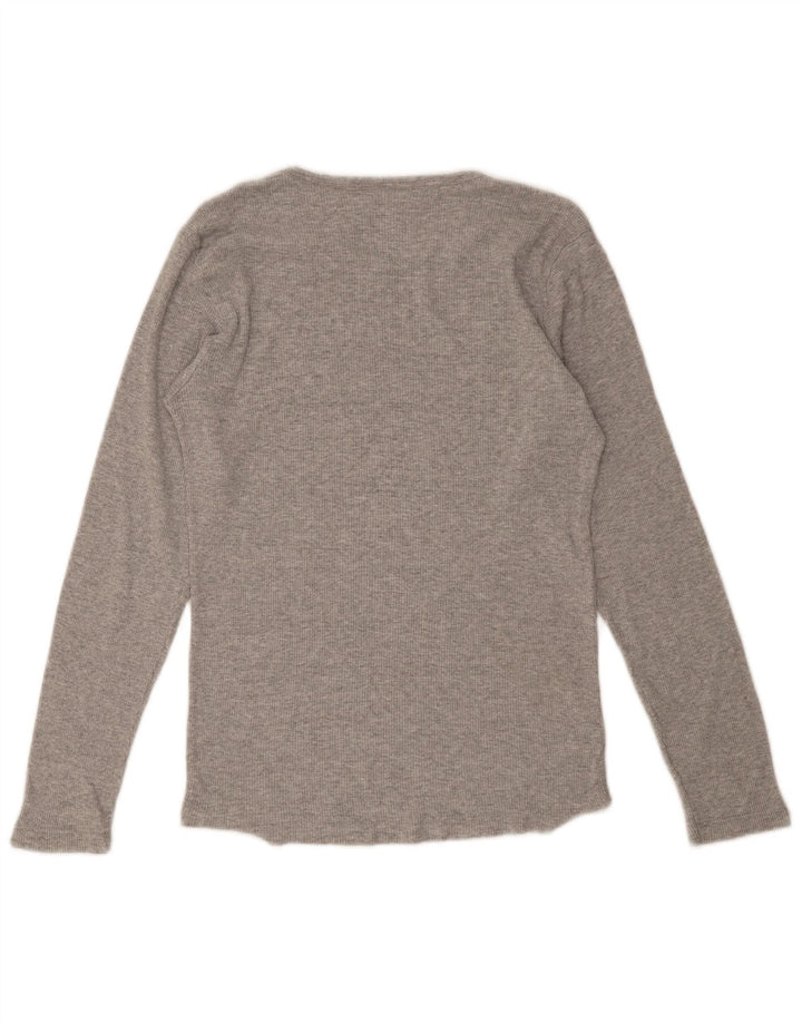 Wrangler Haut à manches longues pour femme UK 14 Large Gris