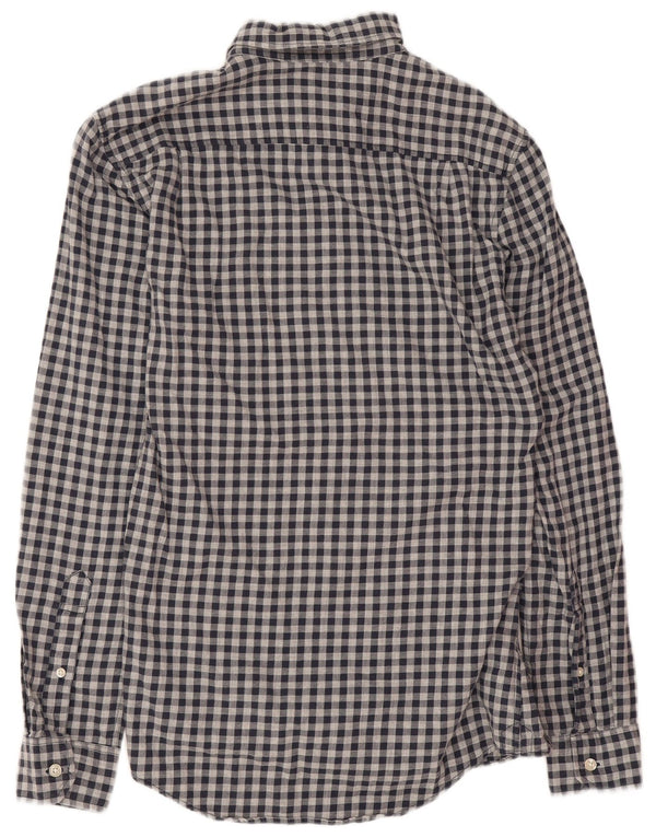 Jack Wills Chemise Homme XS Bleu Marine Vichy Coton
