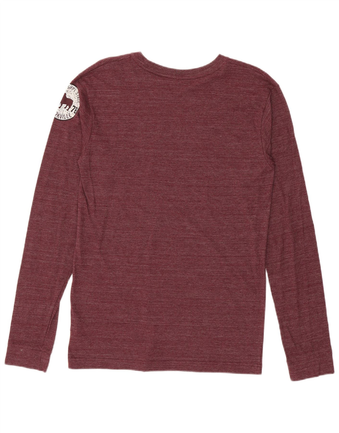 Adidas Haut graphique à manches longues pour homme Bordeaux moyen