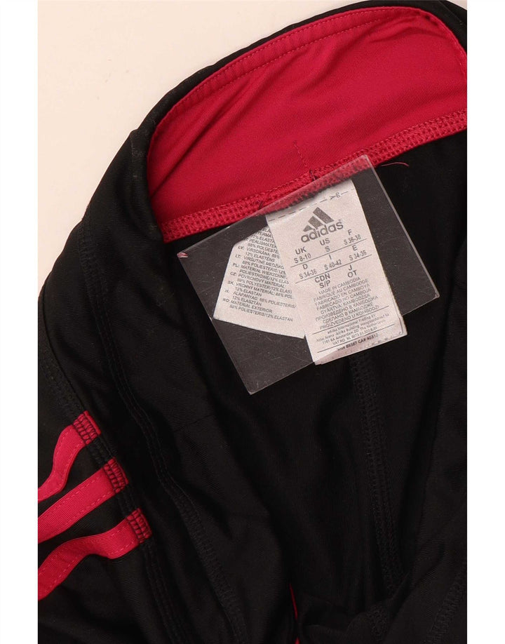Adidas Pantalon de survêtement Climalite pour femme UK 8/10 Small Noir Polyester