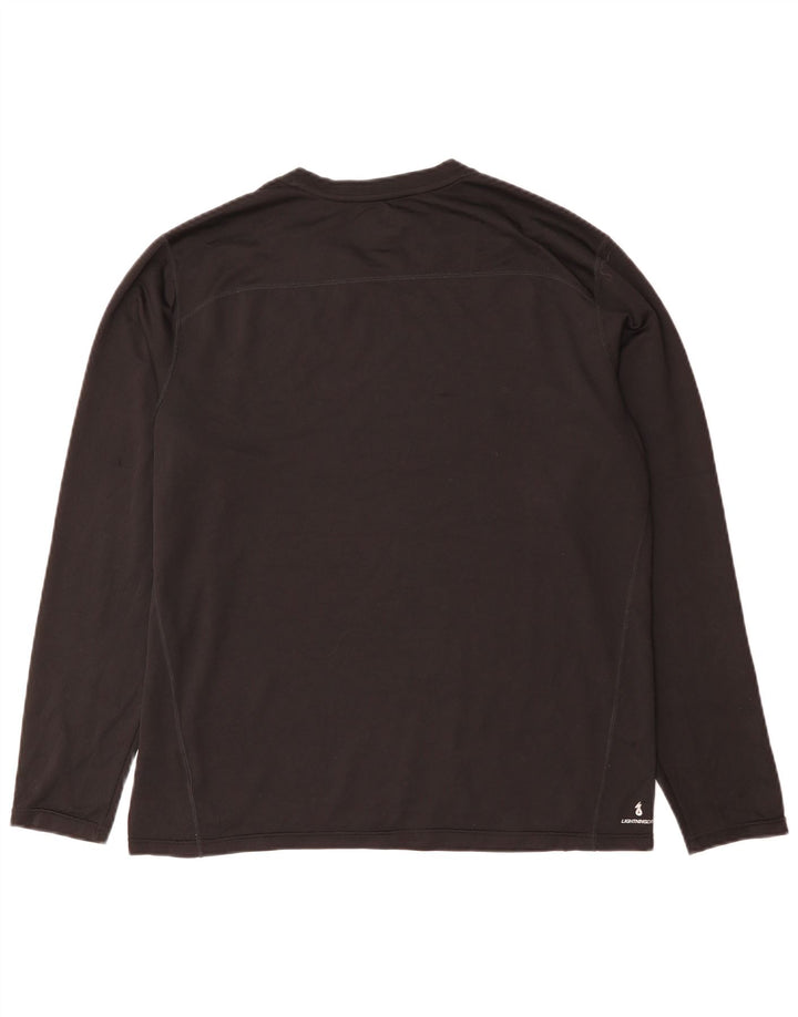 New Balance Boston Graphic Haut à manches longues pour homme Noir Taille L