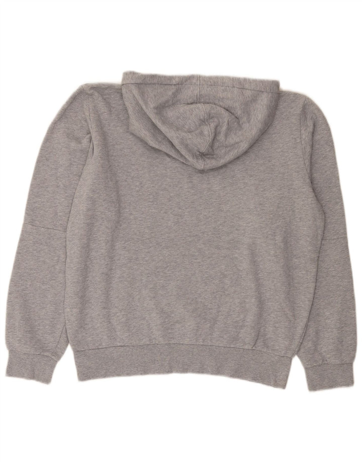 Lacoste Pull à capuche graphique pour homme Taille 4 Gris moyen Colourblock