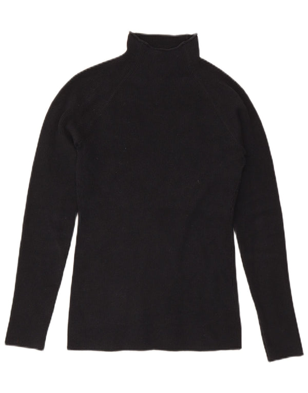 Orvis Womens Top Long Sleeve UK 6 XS Black Cotton