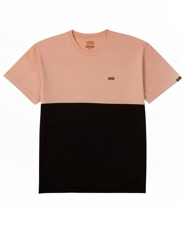Vans T-shirt coupe classique pour hommes, grand, en coton color block noir