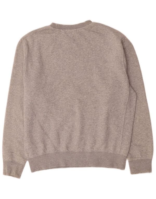 Nike Sweat-shirt coupe ample pour homme en coton gris chiné
