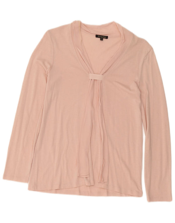 Massimo Dutti Chemisier à manches longues pour femme UK 10 Petit Rose