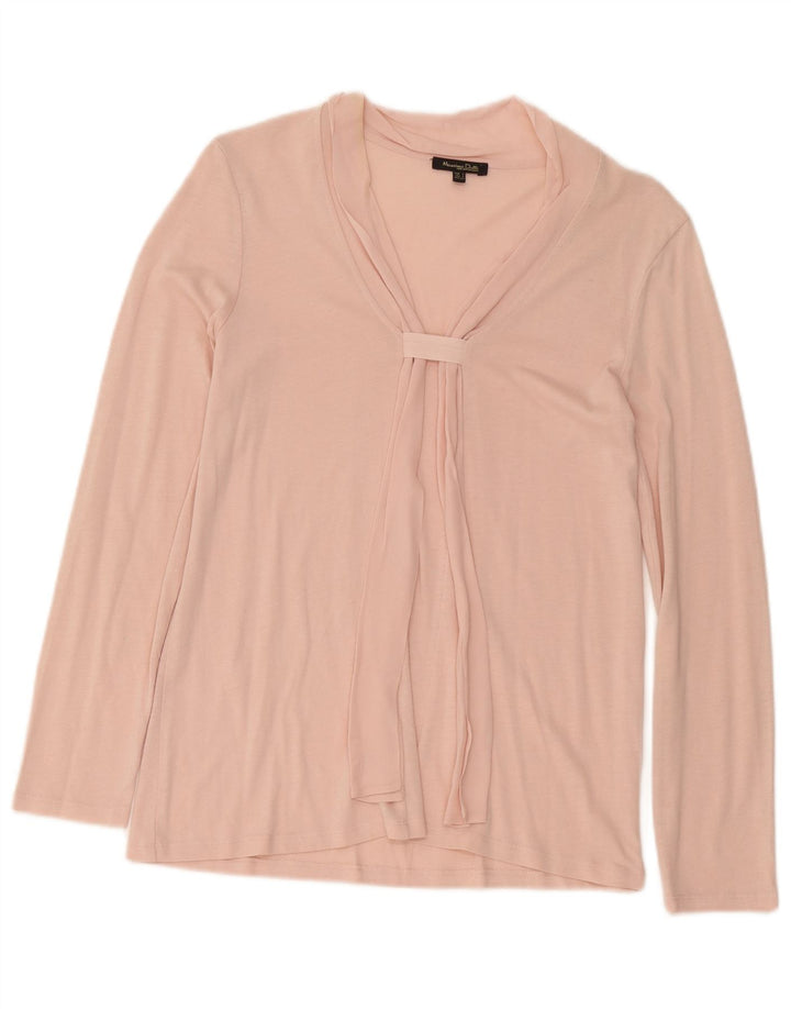 Massimo Dutti Chemisier à manches longues pour femme UK 10 Petit Rose