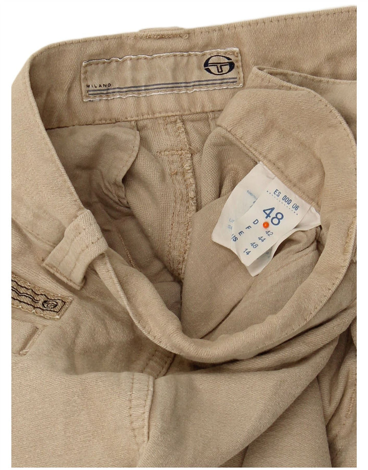 SERGIO TACCHINI Pantalon cargo droit pour homme IT 48 Medium W32 L32 Beige