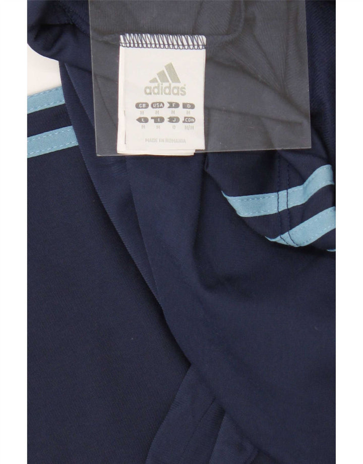 Adidas Pantalon de survêtement pour femme UK 14 Bleu marine moyen Polyester