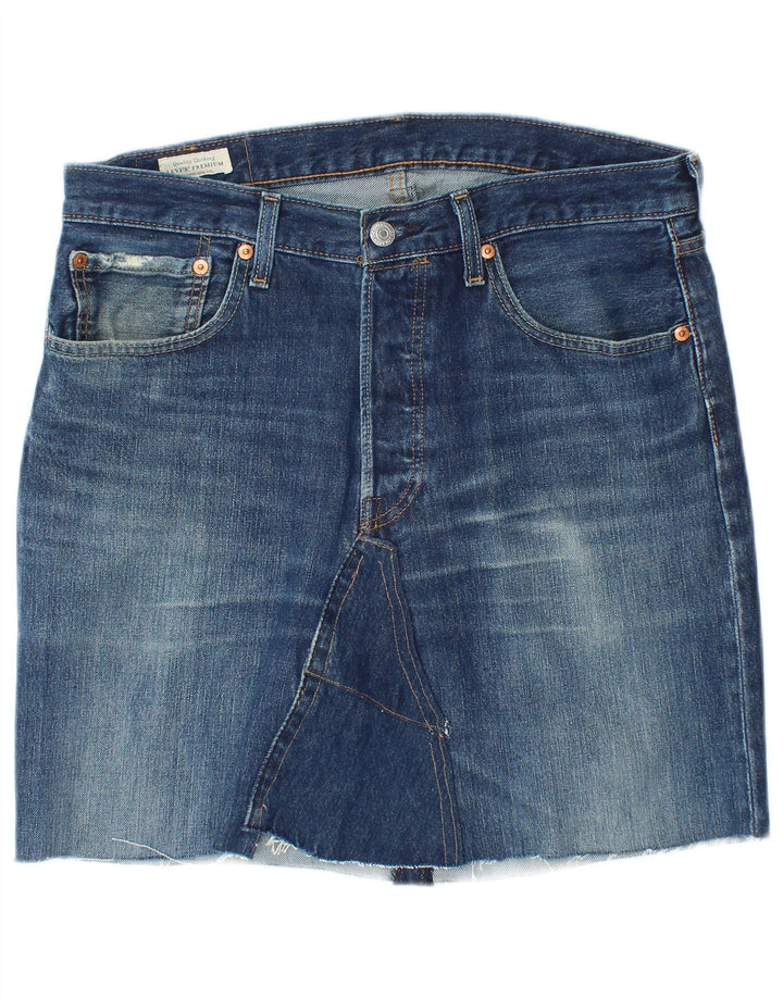 LEVI'S Jupe en Jean 501 Femme W32 Grand Bleu Coton