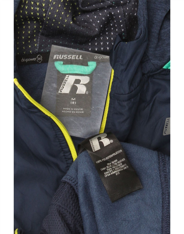 RUSSELL ATHLETIC Veste de survêtement pour garçon 7-8 ans Bleu marine moyen