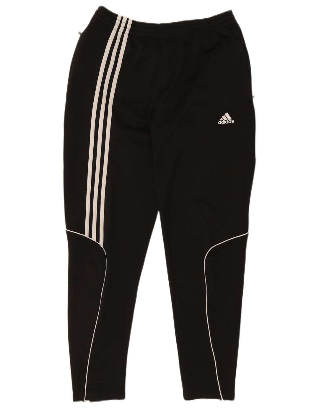 Adidas Pantalon de survêtement pour femme UK 14 Large Noir Polyester