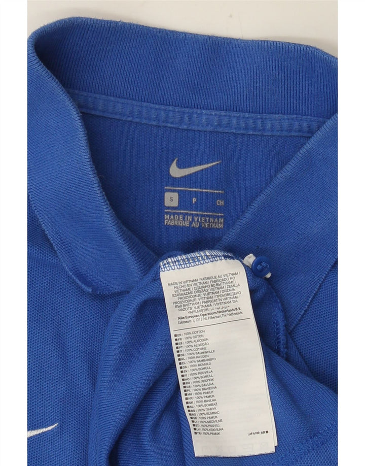 Nike Polo Homme Petit Bleu Coton