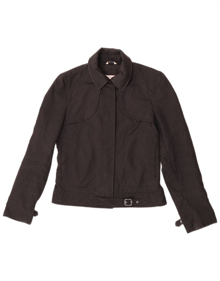 Max & Co. Blouson Bomber Femme UK 6 XS Noir Polyester