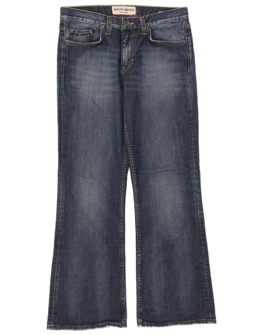 Tommy Hilfiger Jean Bootcut Femme W29 L30 Bleu Coton